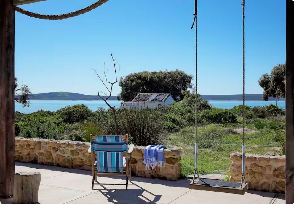View of the lagoon from the veranda