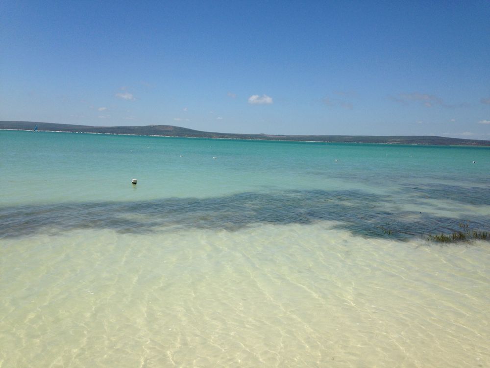 Turquoise shallows of the lagoon